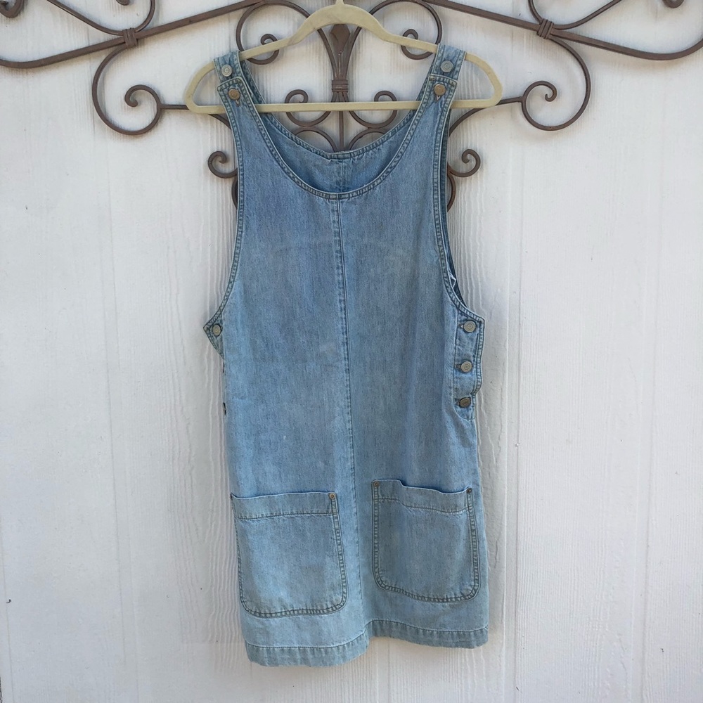 Vintage Style Overall Dress